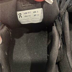 On Running Women's Black Sneakers